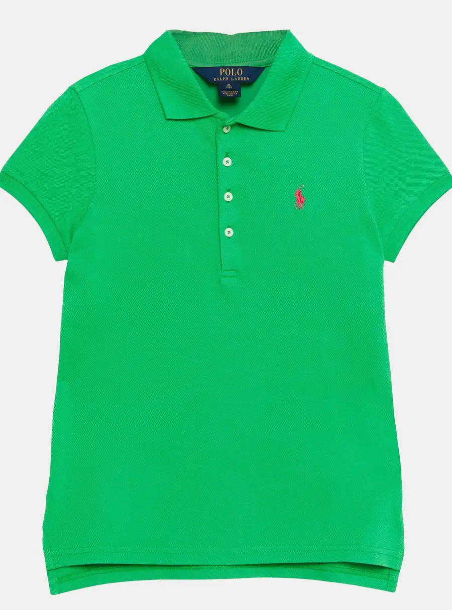Polo Ralph Lauren Kids Green Piqu&eacute; Knit Polo T-Shirt XL/16 Yrs