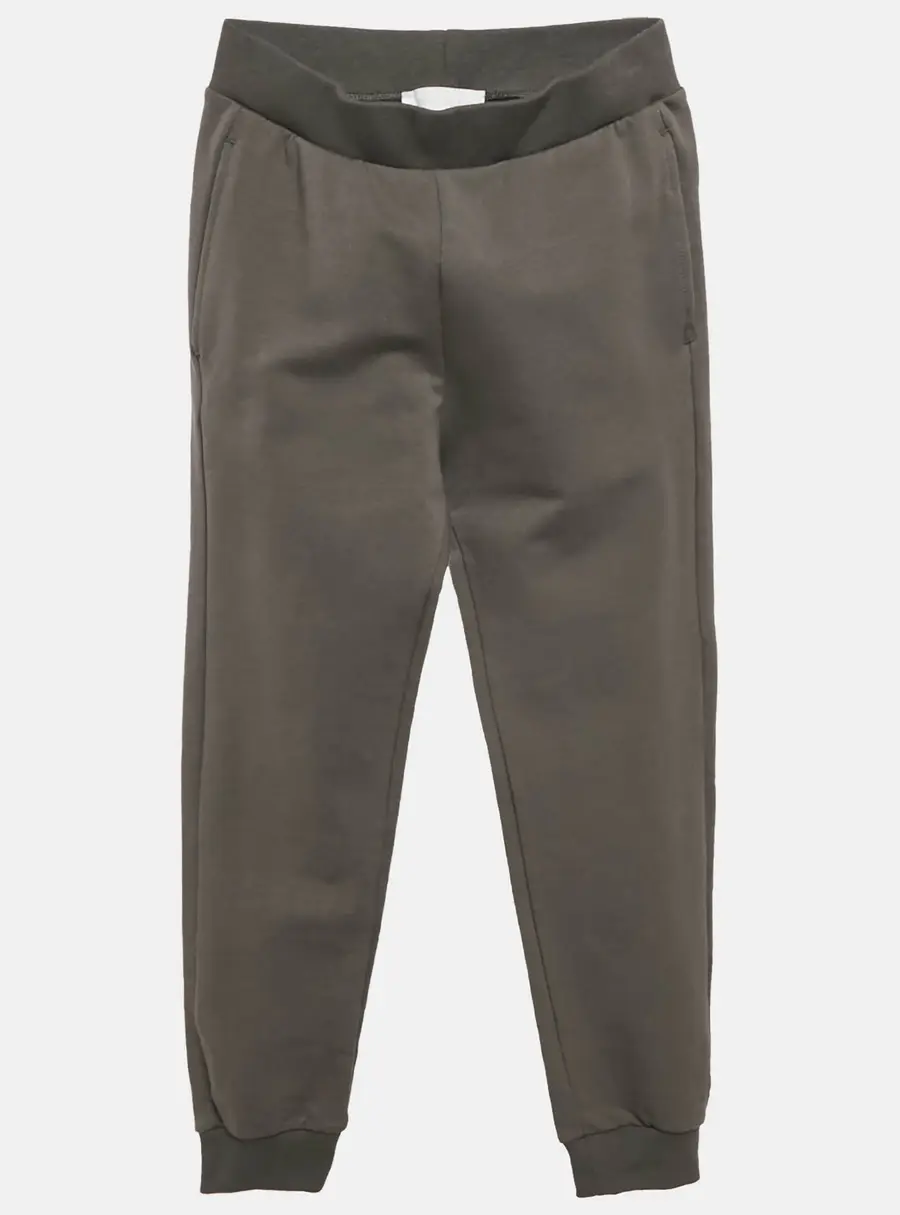 Roberto Cavalli Junior Grey Logo Embroidery Cotton Knit Joggers 8 Yrs