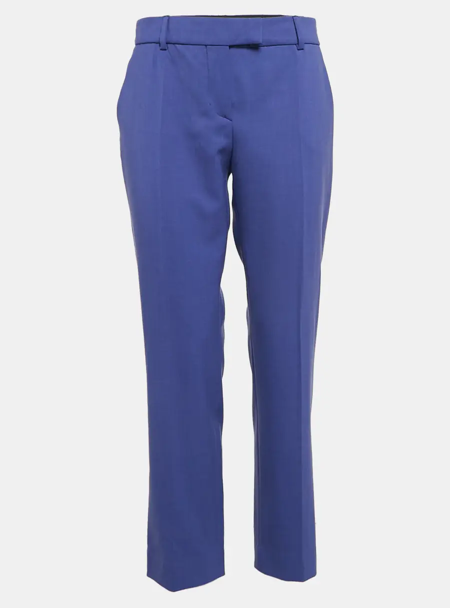M Missoni Purple Gabardine Straight Leg Trousers L