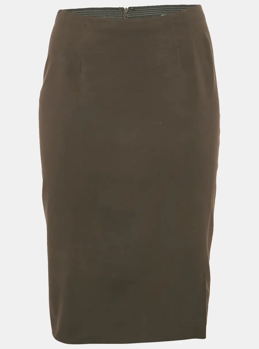 M Missoni Brown Jersey Pencil Skirt M
