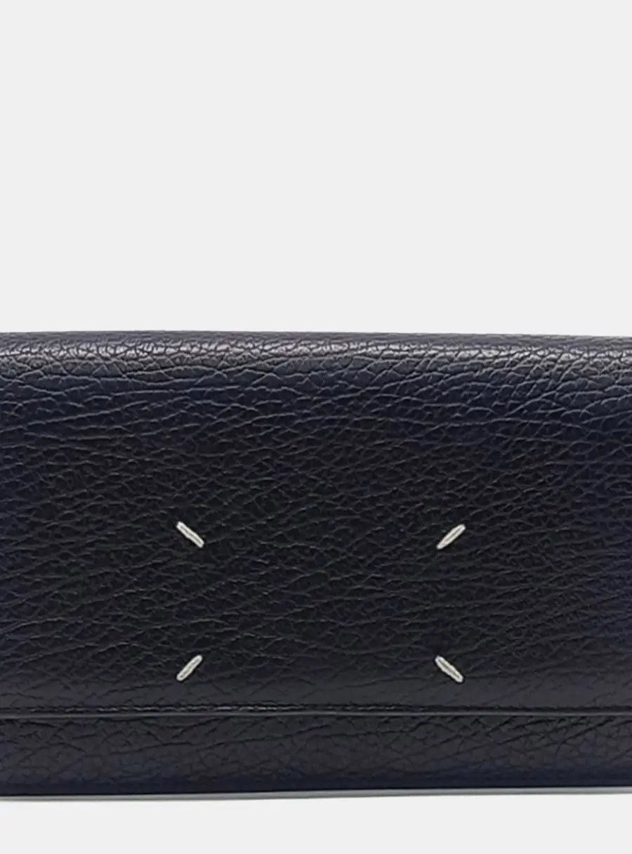 Maison Martin Margiela Black Leather Chain Crossbody bag