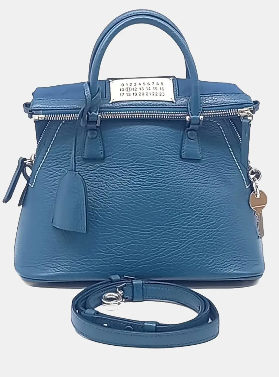 Maison Martin Margiela Blue Leather 5AC bag