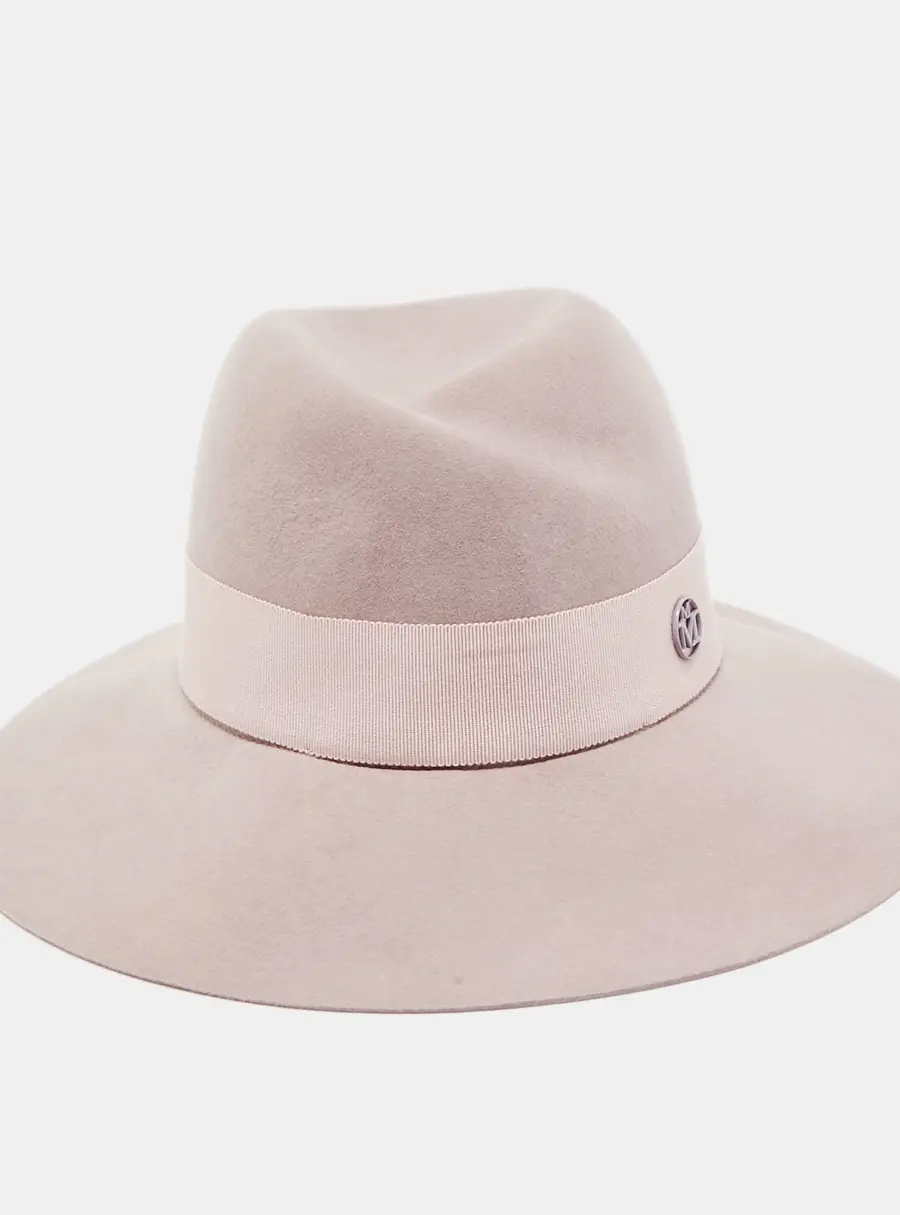 Maison Michel Paris Lavender Felt Virginie Fedora Hat S
