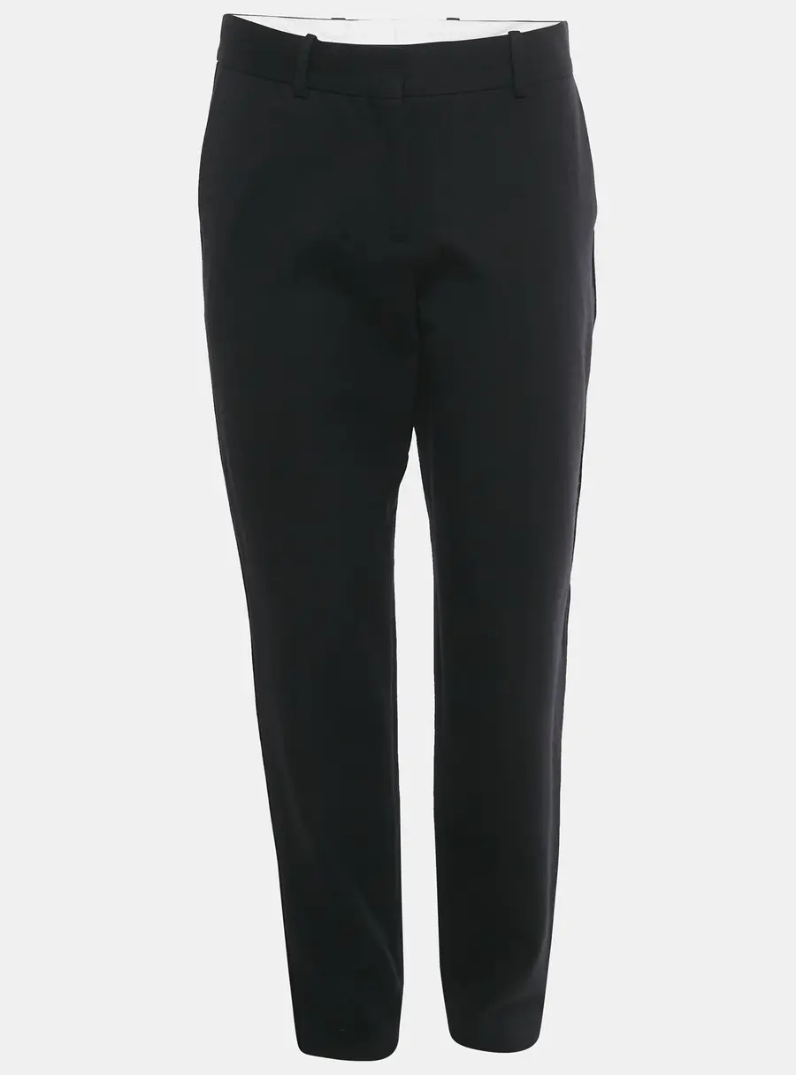 Maje Black Wool Formal Trousers M