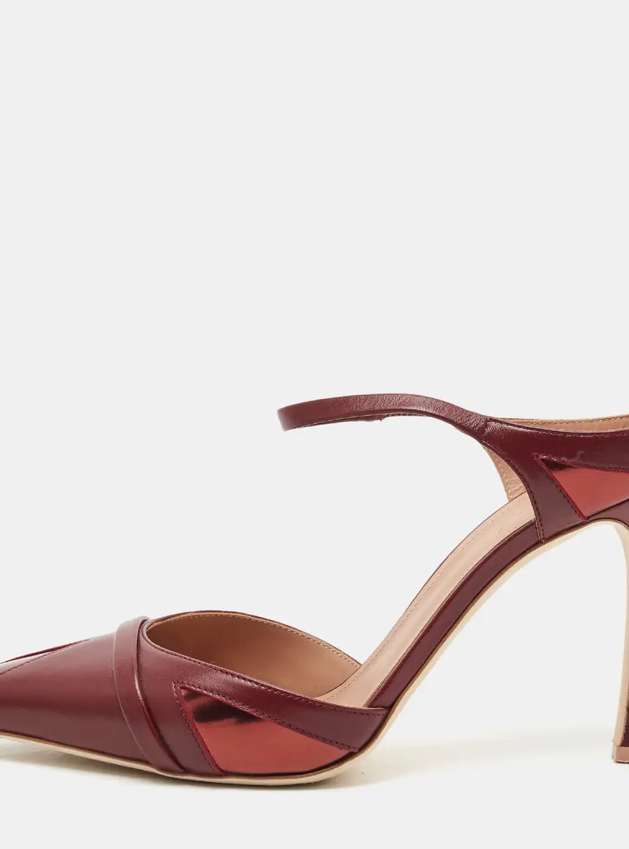 Malone Souliers Uma Size 40.5 Two Tone Leather Mules