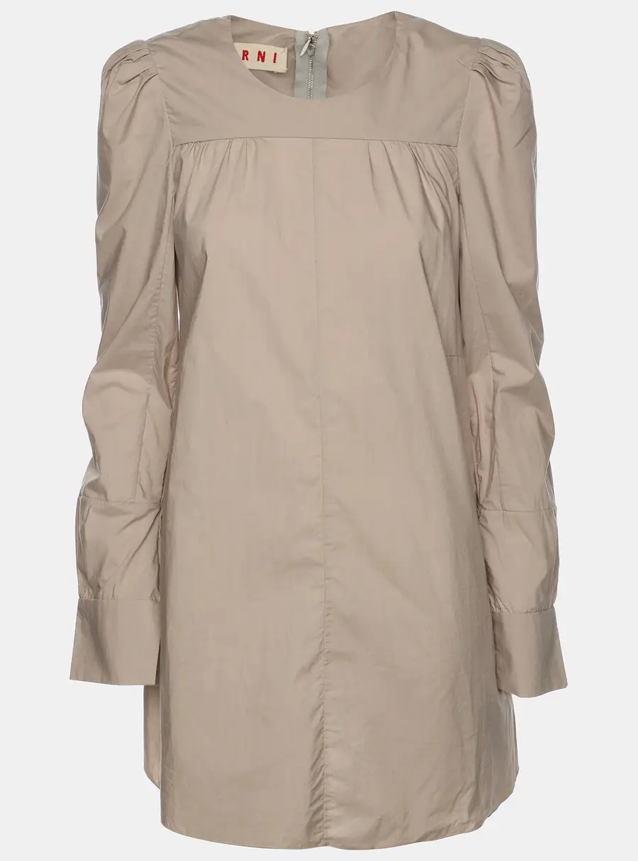 Marni Grey Cotton Full Sleeve Top S