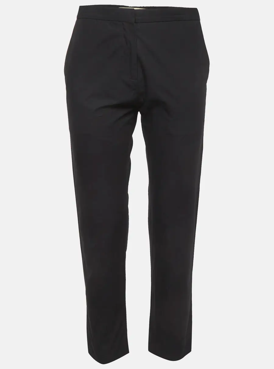 Marni Black Cotton Skinny Trousers S