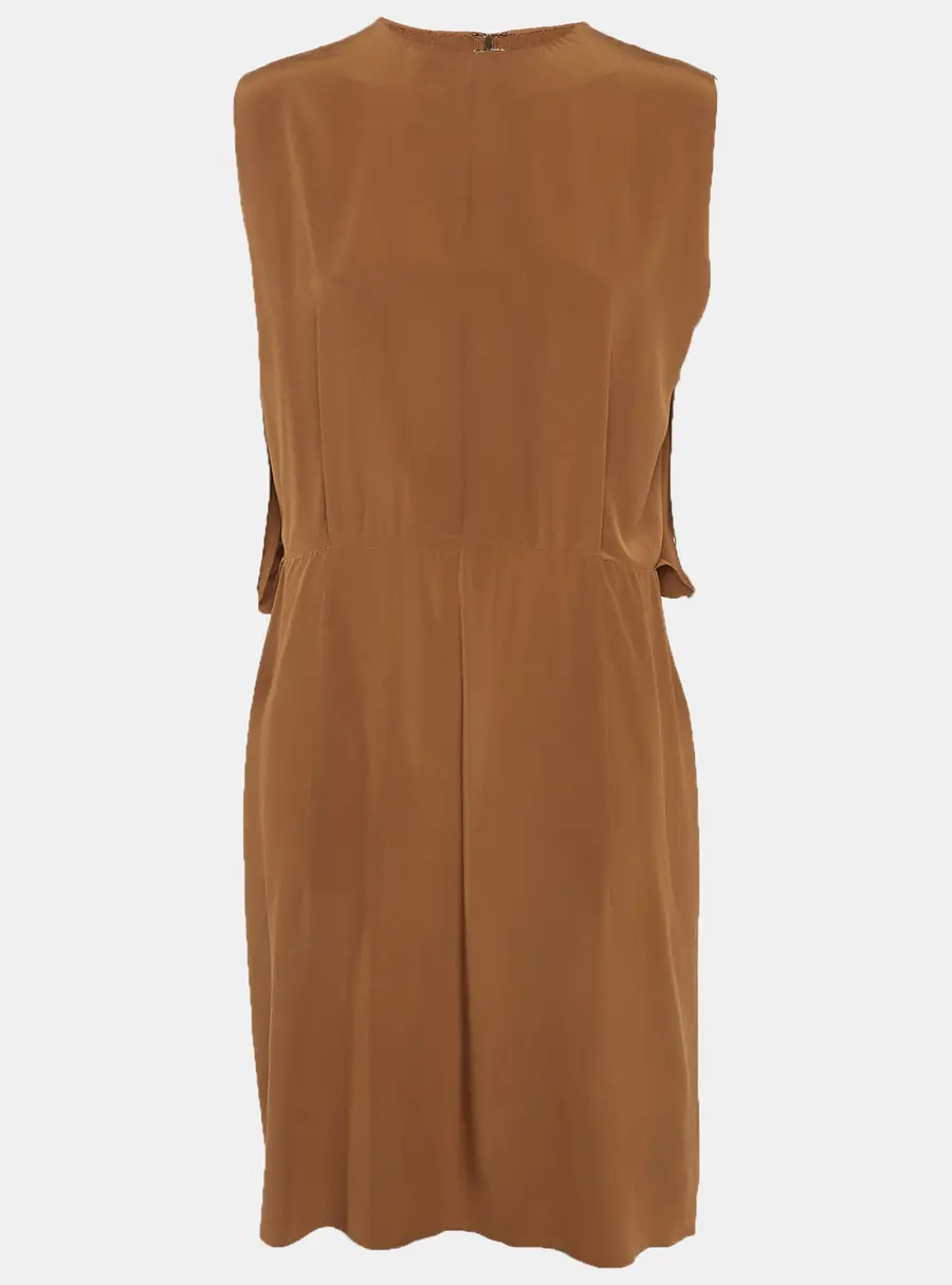 Marni Tan Crepe Short Dress M