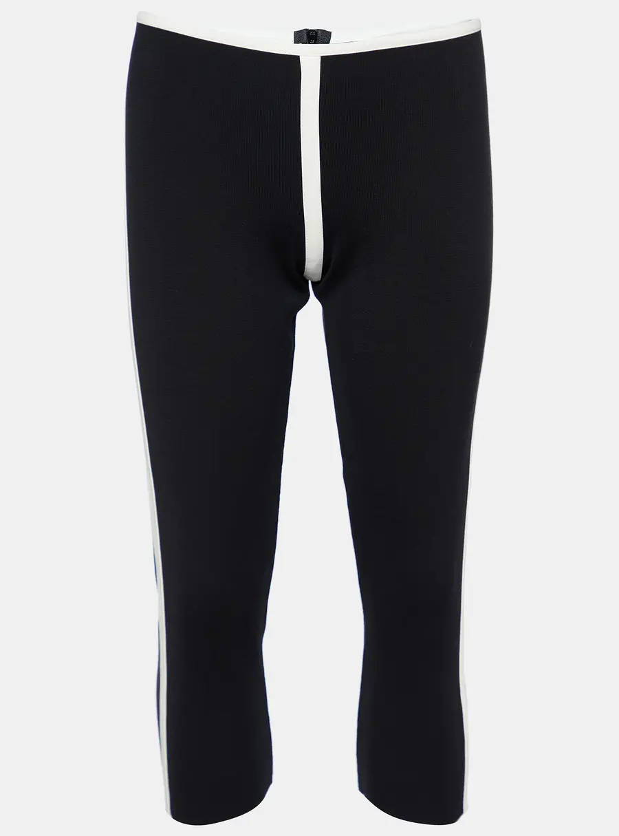 Marni Black Cotton Knit Capri Pants S