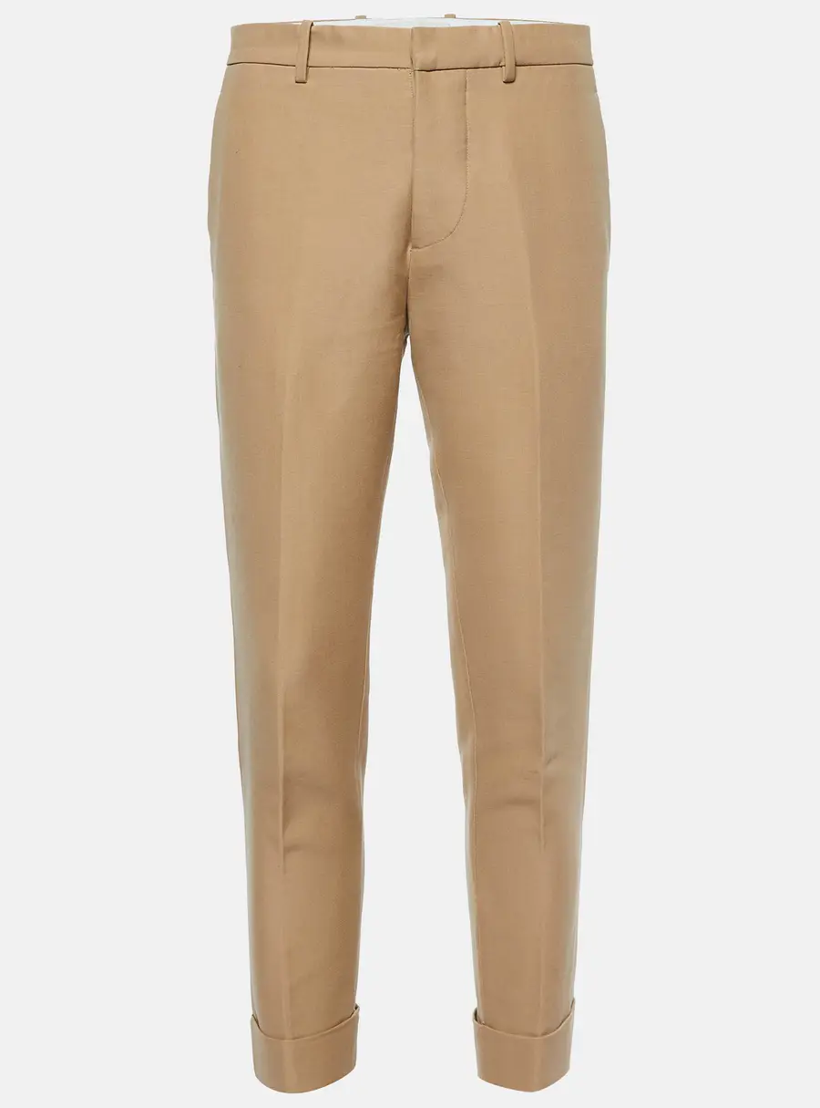 Marni Beige Cotton Tailored Trousers S
