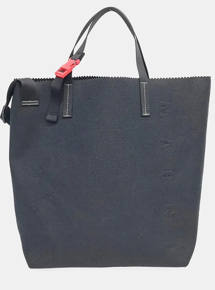 Marni Grey Canvas Marni Canvas Tote and Shoulder bag
