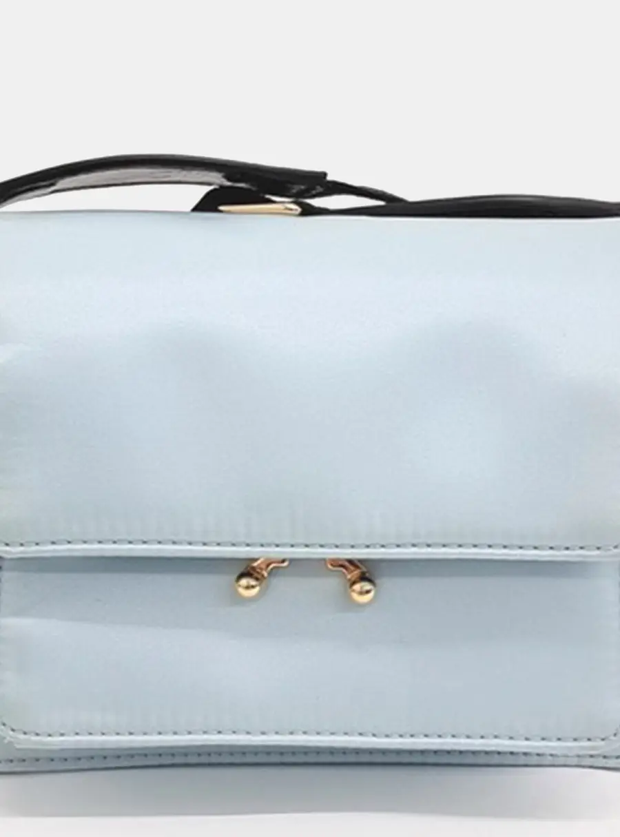 Marni Blue Nylon Marni Trunk Bag Mini
