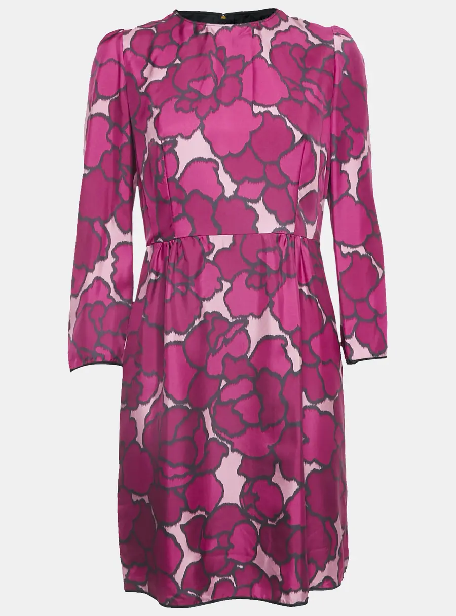 Marc by Marc Jacobs Pink Printed Silk Short Dress M