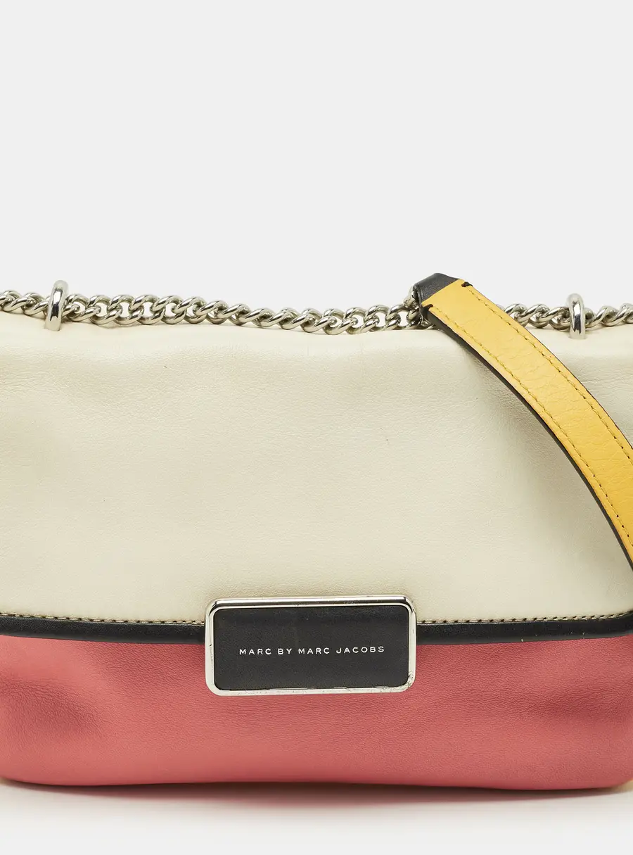 Marc by Marc Jacobs Rebel 24 Colorblock Leather Shoulder Bag
