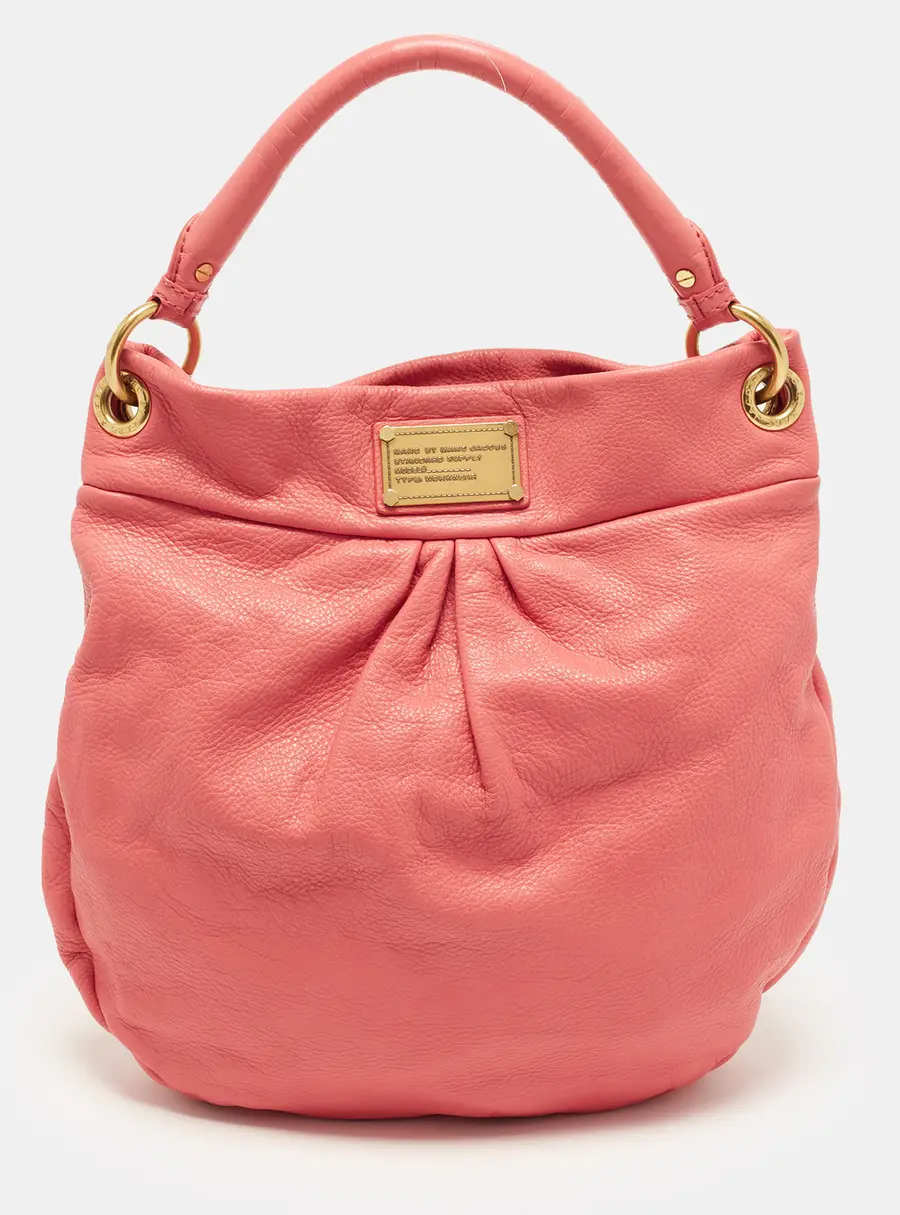Marc by Marc Jacobs Classic Q Hillier Hot Pink Leather Hobo