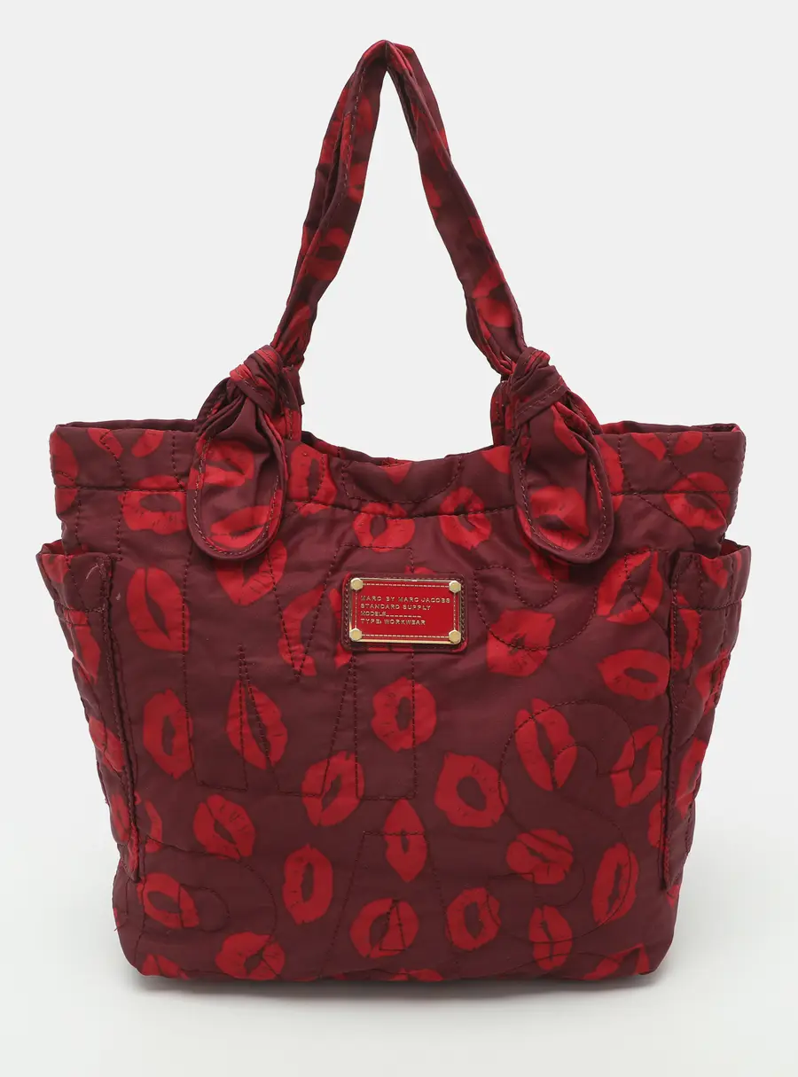 Marc by Marc Jacobs Pretty Medium Red/Burgundy Nylon Tote