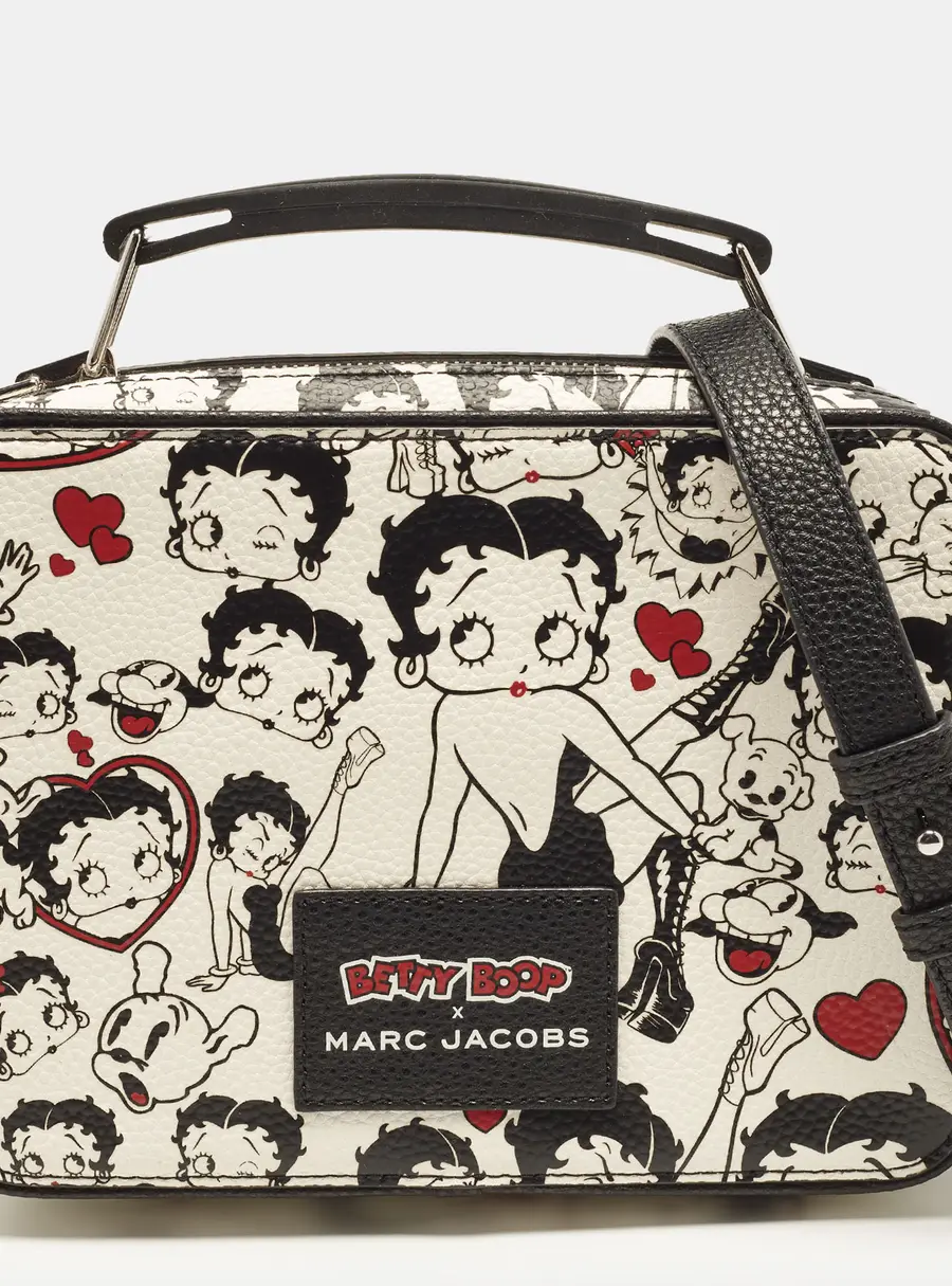 Marc Jacobs x Betty Boop The Box Tricolor Leather Top Handle Bag