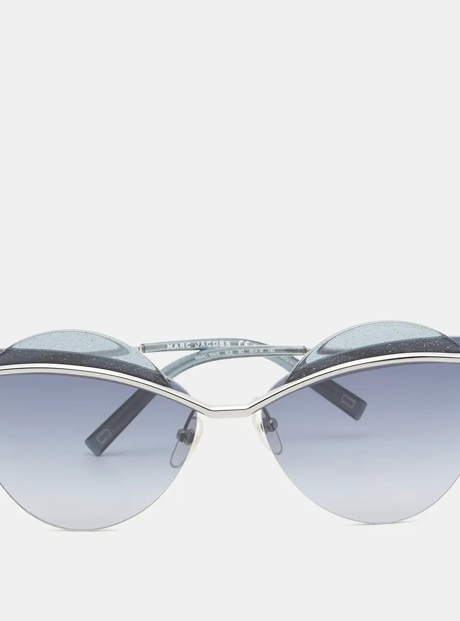 Marc Jacobs Blue Gradient Marc 104/S Frame Cat Eye Sunglasses