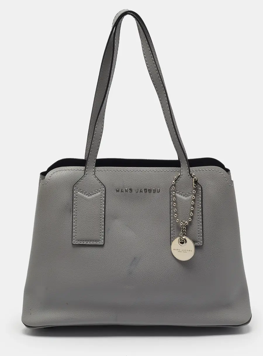 Marc Jacobs The Editor Grey Leather Tote