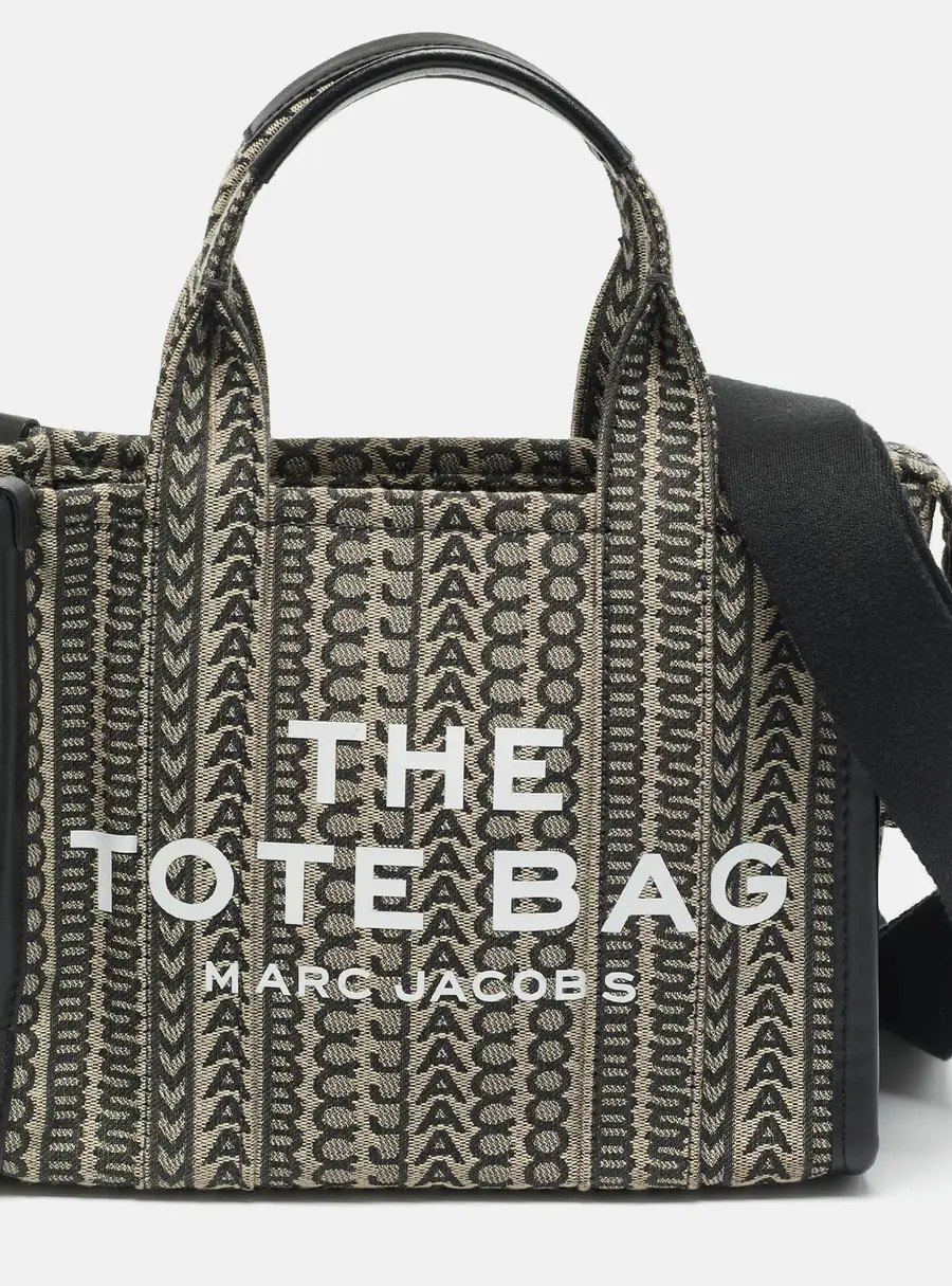Marc Jacobs The Monogram Small Grey/Black Jacquard Tote