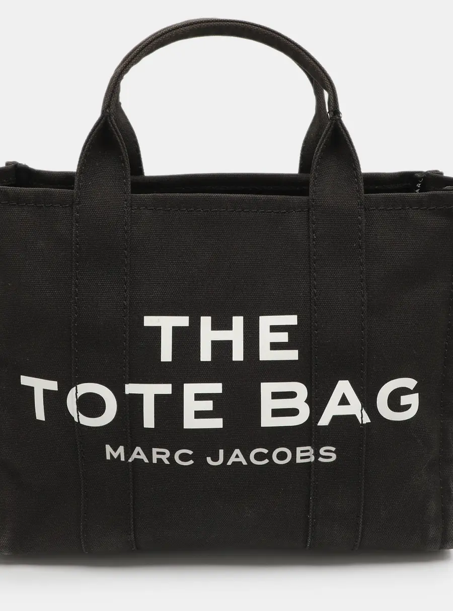 Marc Jacobs The Tote Medium Black Canvas Bag