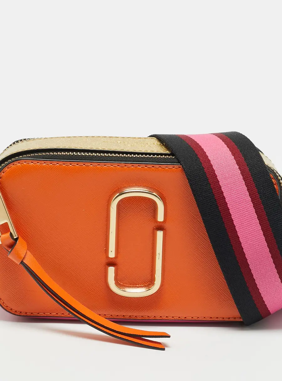 Marc Jacobs Snapshot Tricolor Saffiano Leather Crossbody Bag
