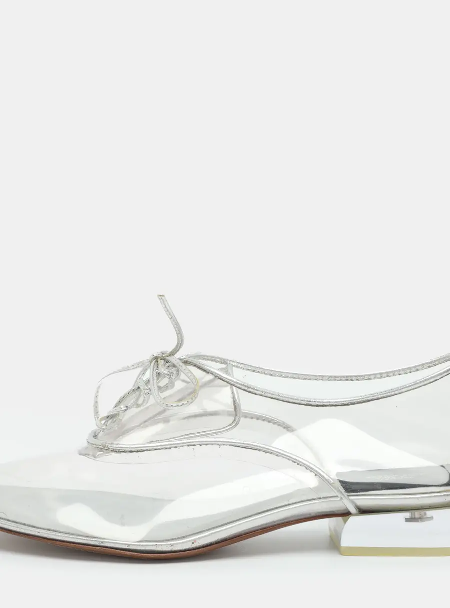 Marc Jacobs Size 38 Transparent PVC Oxfords