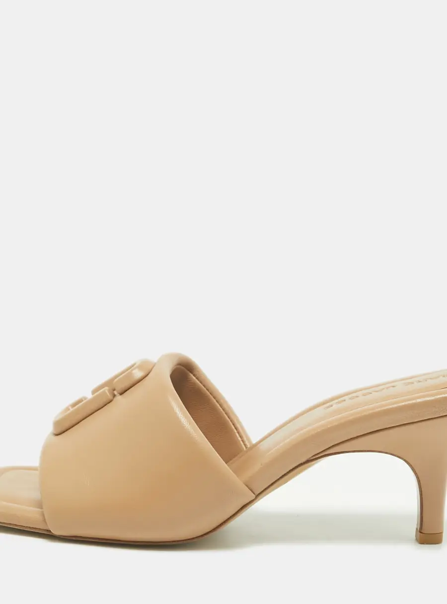 Marc Jacobs J MARC Size 40 Beige Leather Slide Sandals