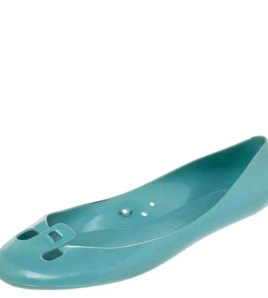 Marc Jacobs Blue Rubber Ballet Flats Size 38