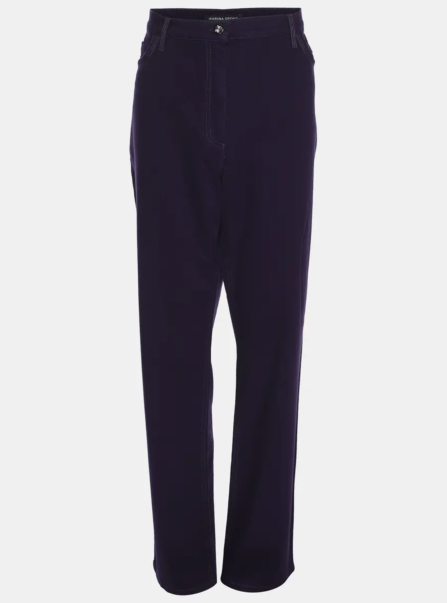 Marina Sport by Marina Rinaldi Purple Denim Jeans L