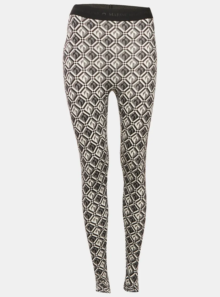 Marine Serre Monochrome Moon Diamond Jersey Fuseax Leggings S
