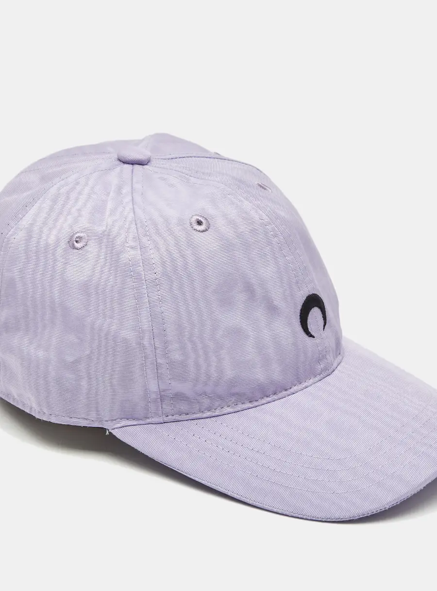 Marine Serre Lilac Moiré Branded Cap 60