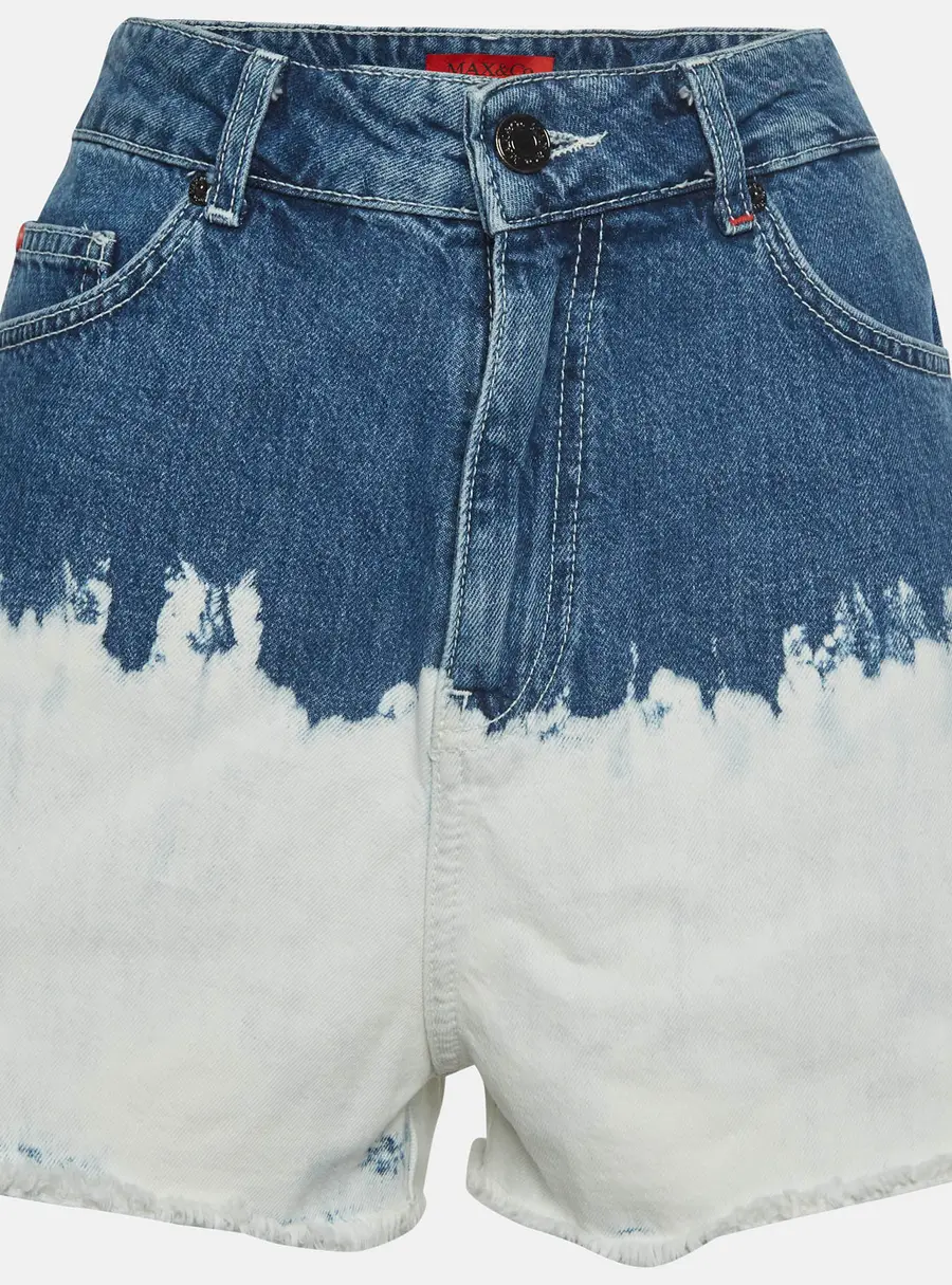 Max & Co. Blue/ White Denim Shorts L/Waist 32"