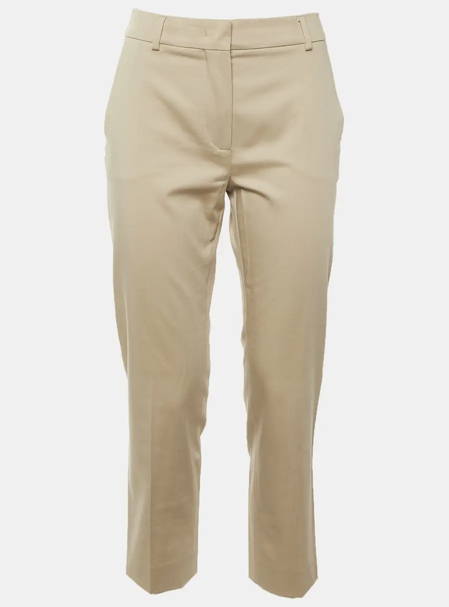 Max Mara Beige Cotton Pants M