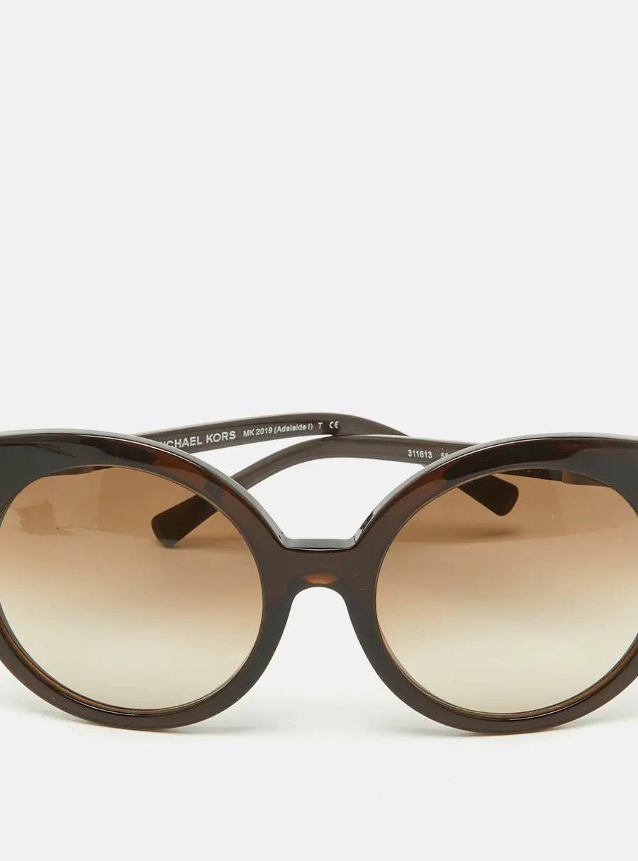 Michael Kors Dark Brown Gradient 311613 Adelaide Frame Cat Eye Sunglasses