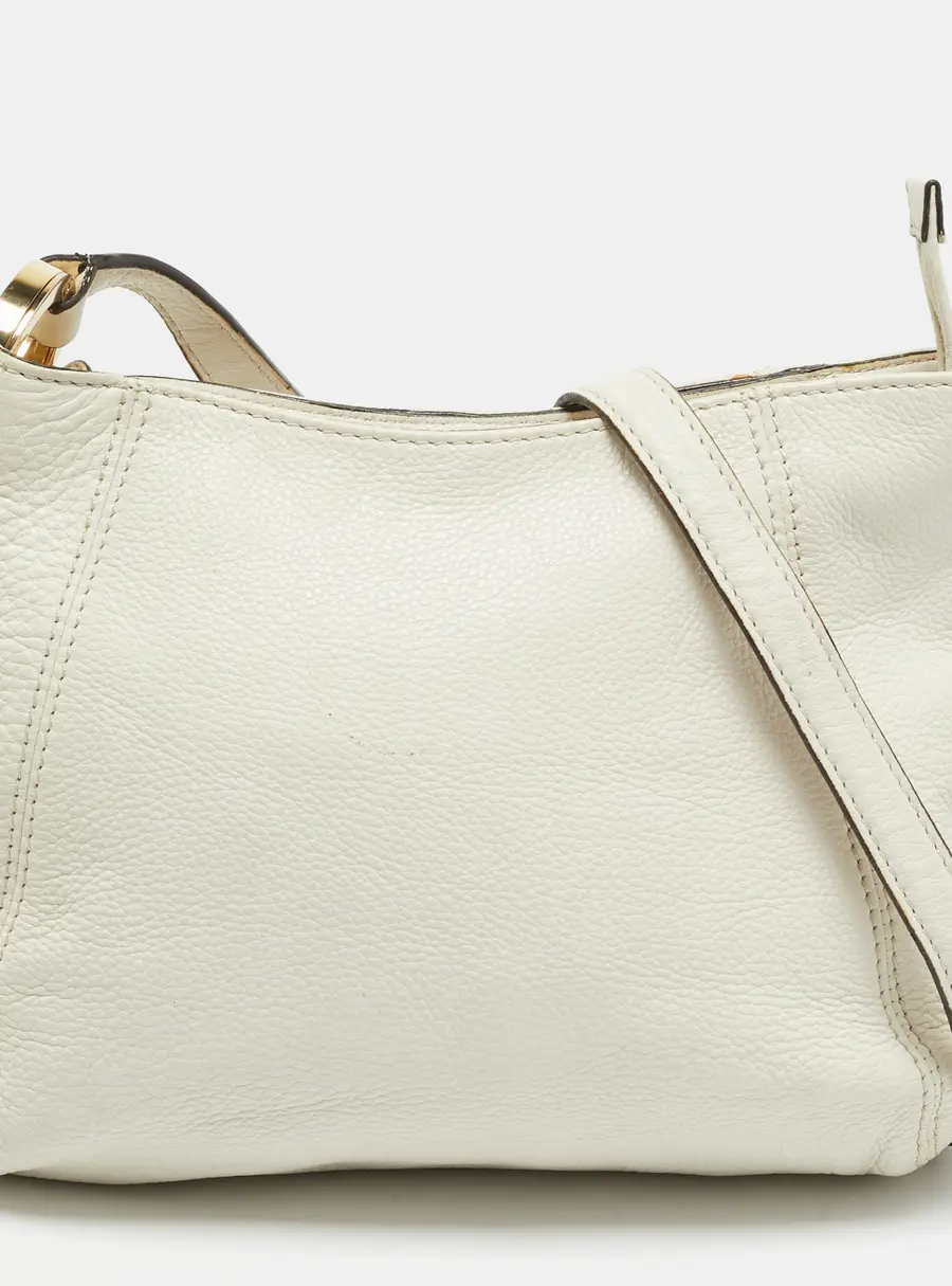 Michael Kors Off White Leather Hobo