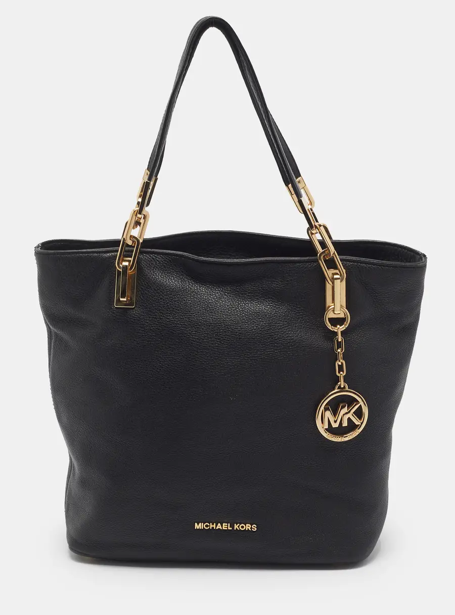 Michael Kors Brooke Black Soft Leather Tote