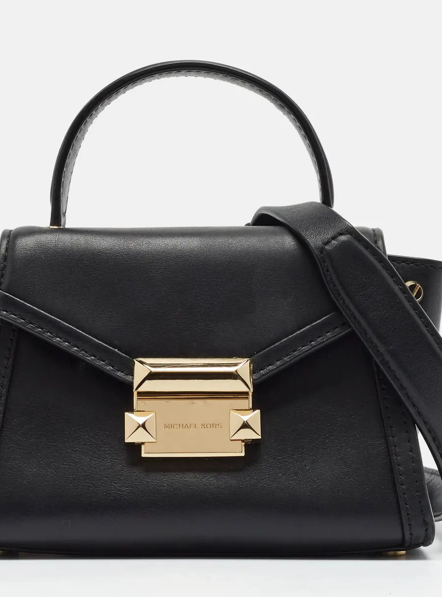 Michael Kors Whitney Mini Leather Top Handle Bag