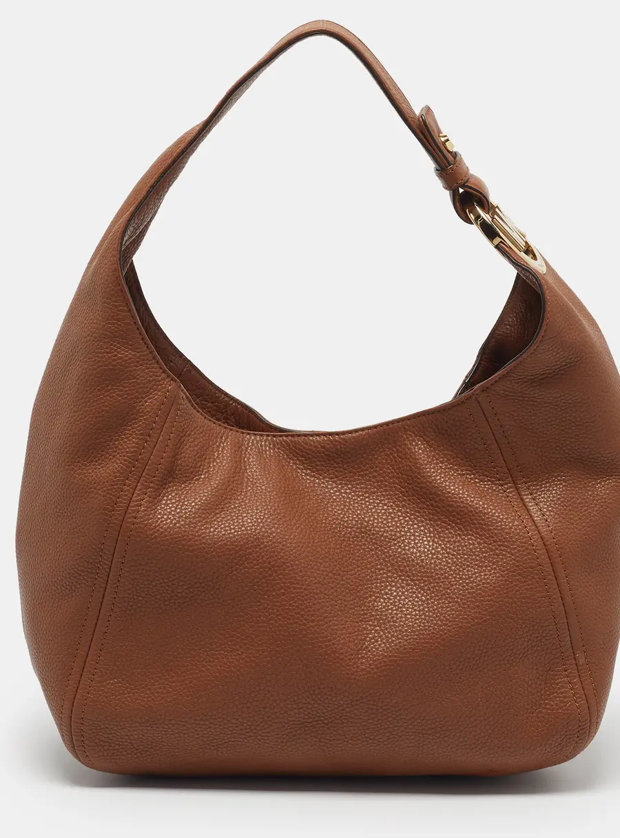 Michael Kors Fulton Brown Leather Hobo