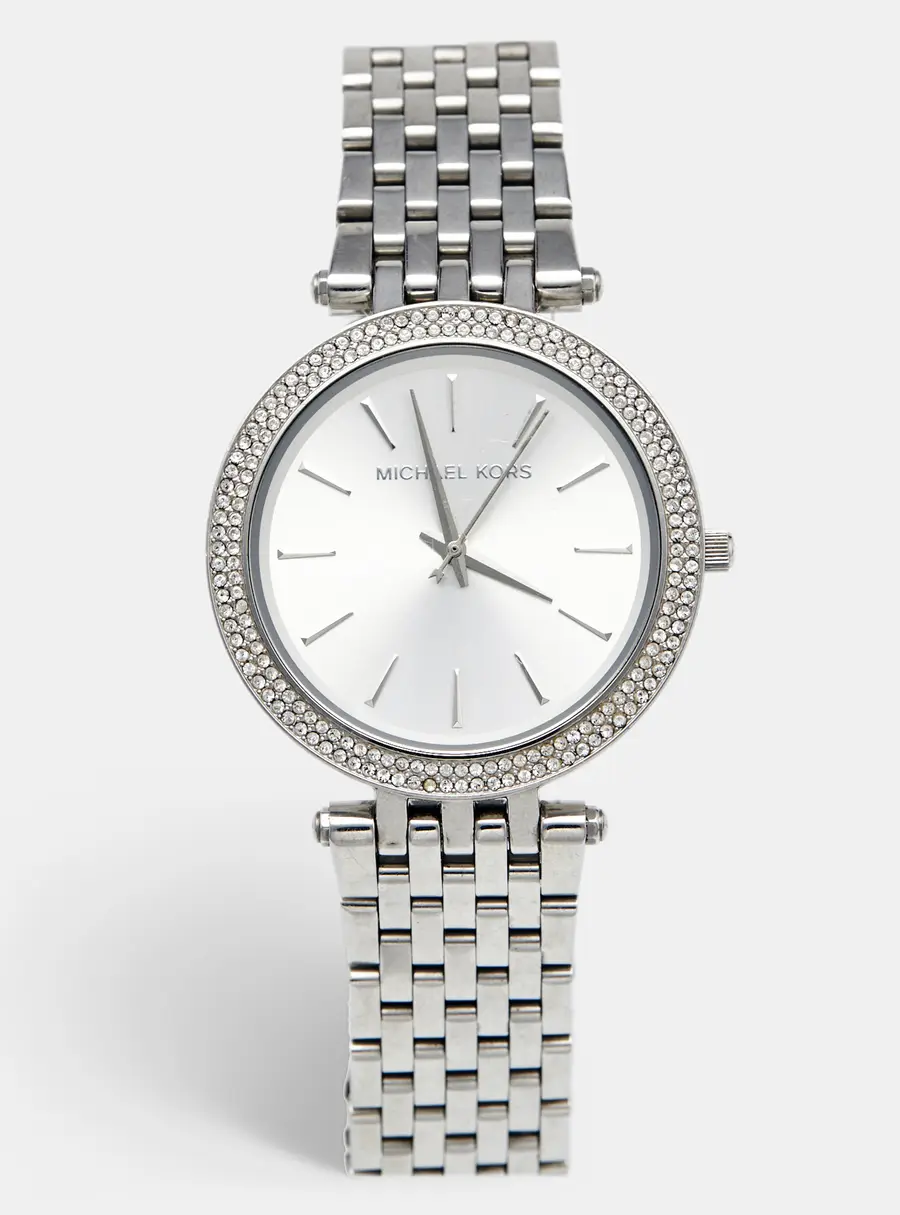 Michael Kors Darci MK3190 Silver Dial Stainless Steel Women's Wristwatch 39 mm