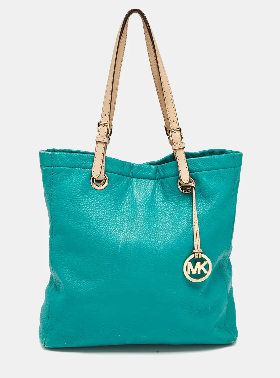 MICHAEL Michael Kors Green Leather North South Tote