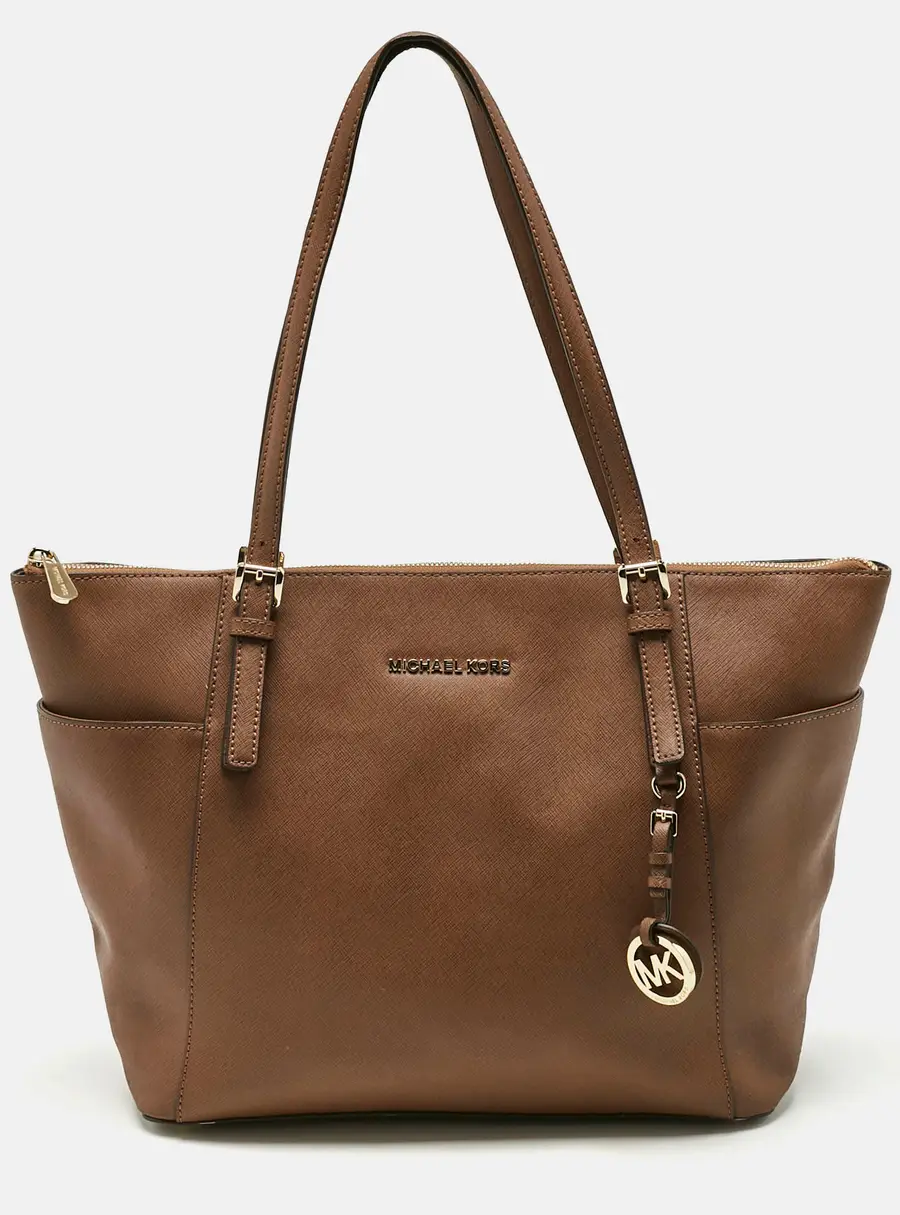 MICHAEL Michael Kors Onesize Brown Leather Tote Bag