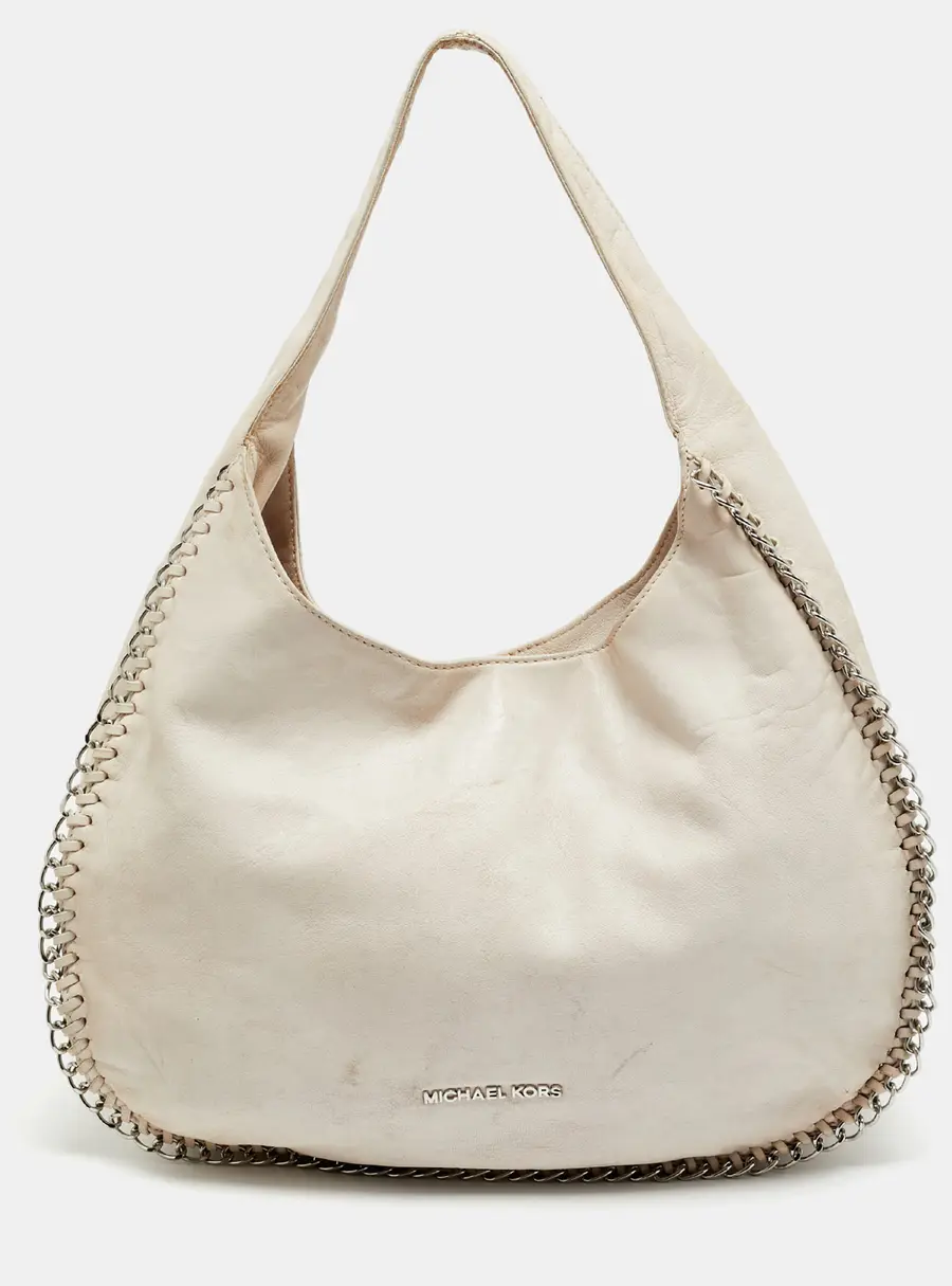 MICHAEL Michael Kors Chelsea Chain Light Pink Leather Hobo