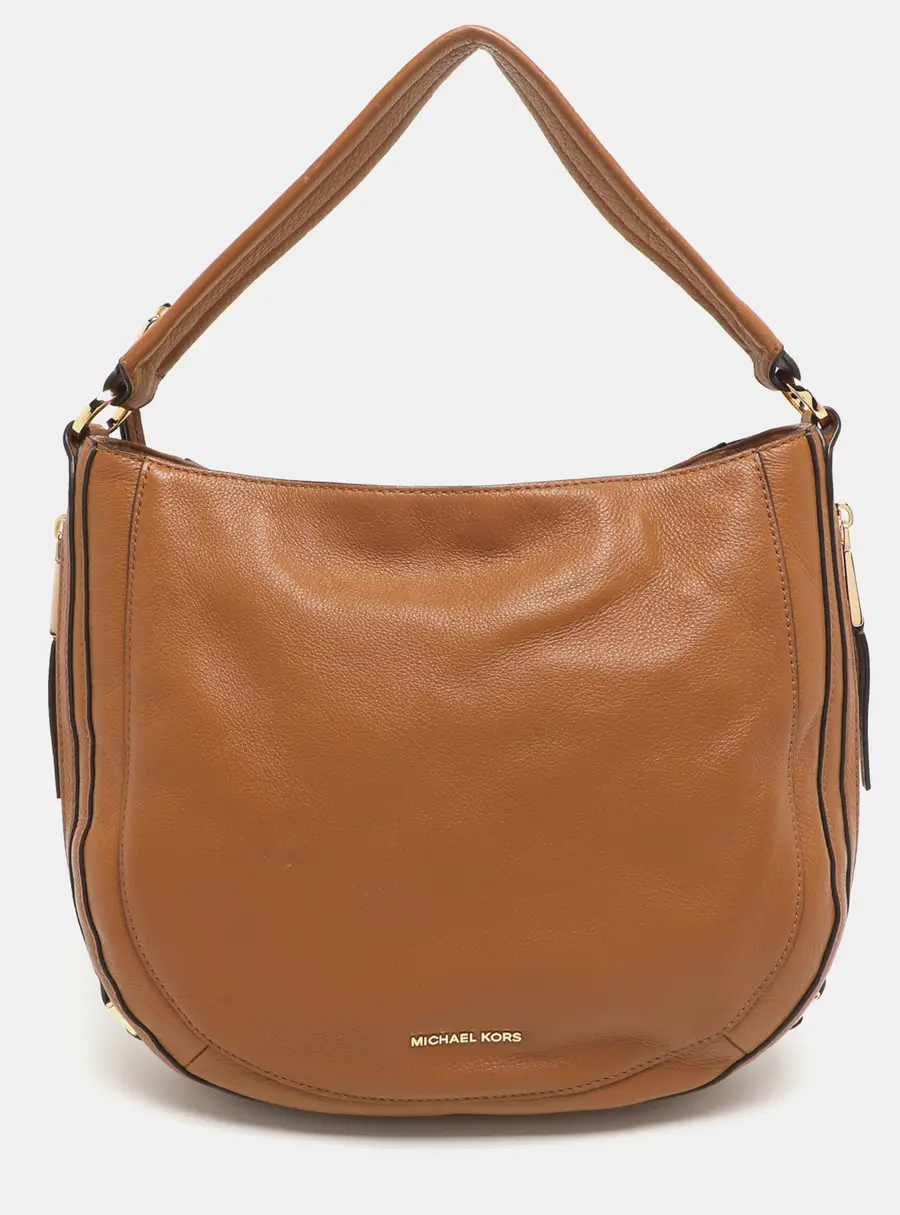 MICHAEL Michael Kors Julia Brown Leather Hobo