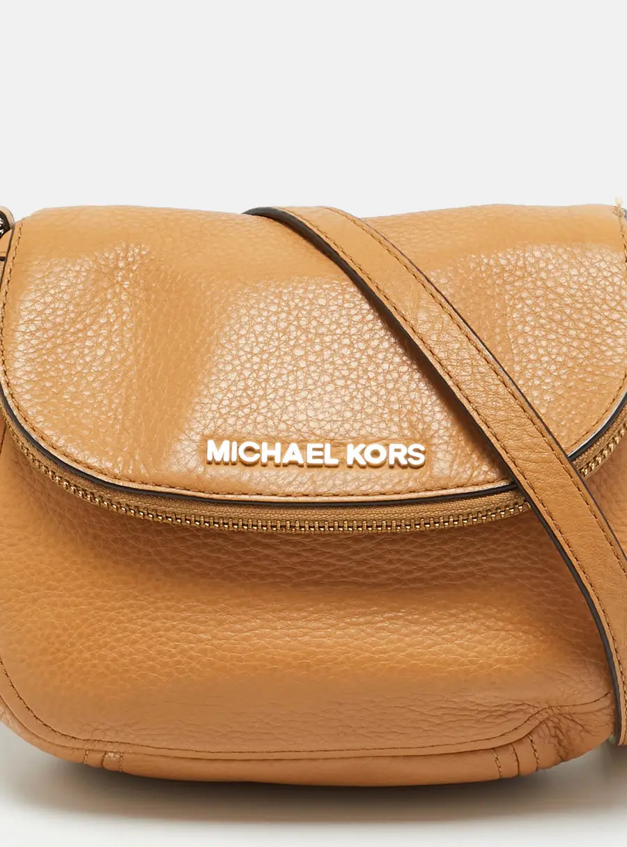 MICHAEL Michael Kors Bedford Tan Leather Crossbody Bag
