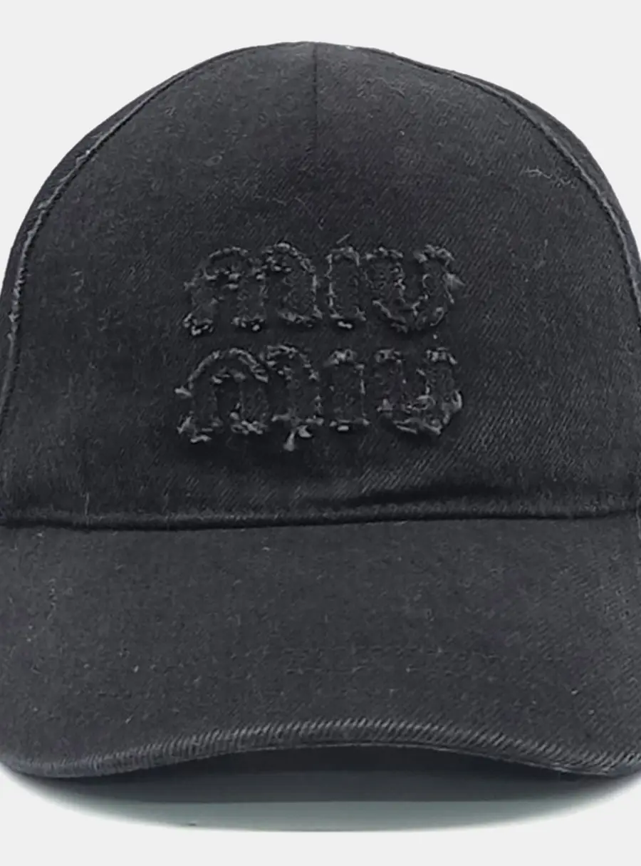 Miu Miu Cotton denim cap