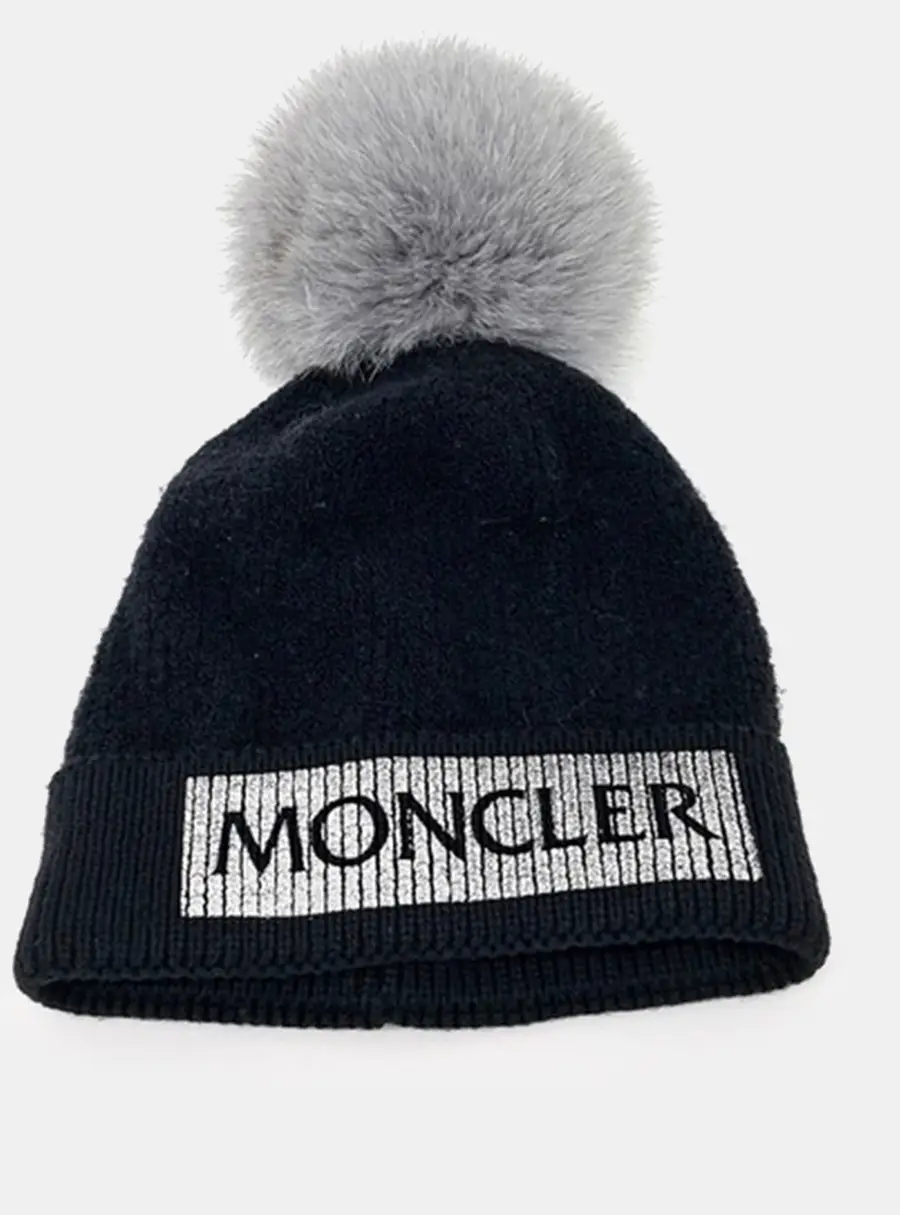 Moncler Wool Black beanie