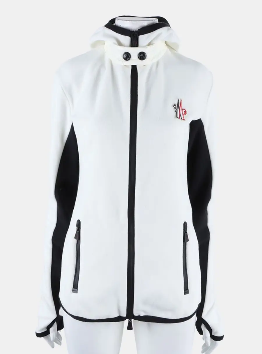 Moncler Grenoble Hooded Zip-Up Jumper S