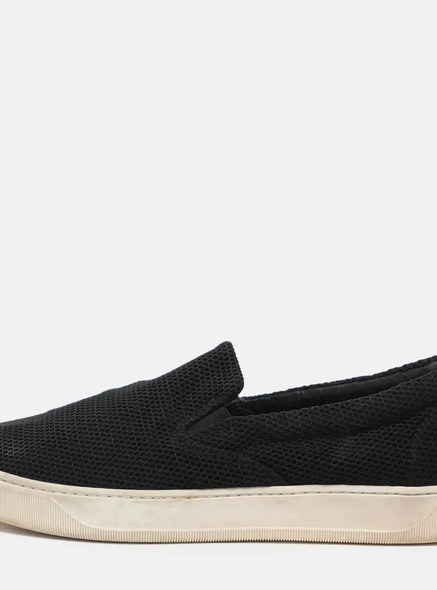 Moncler Size 37 Knit Fabric Slip On Sneakers