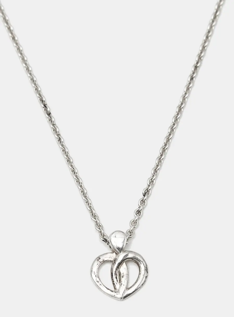Montblanc Emblem Coeur de Petals Sterling Silver Necklace